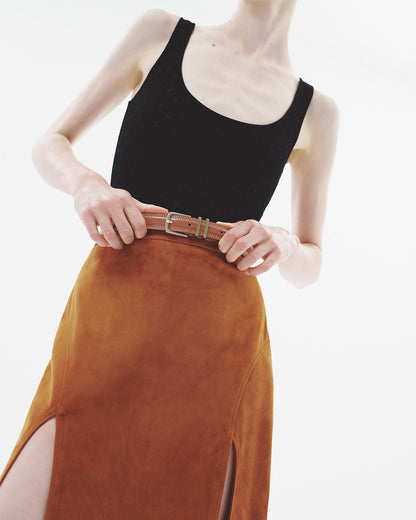 Ajoured Knit Bodysuit