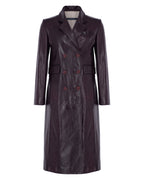 Wrap Leather Coat