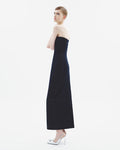Strapless Denim Maxi Dress