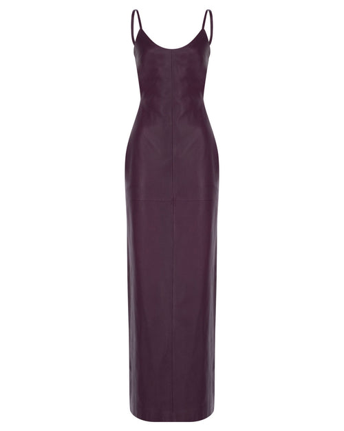 topshop purple leather dress Topshop Purple Bandeau Mini Dress In Faux Leather