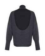 Backless Cashmere Jumper