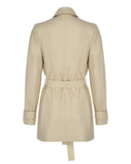 Short Leather Trench