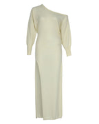 One Slit Cashmere Maxi Dress