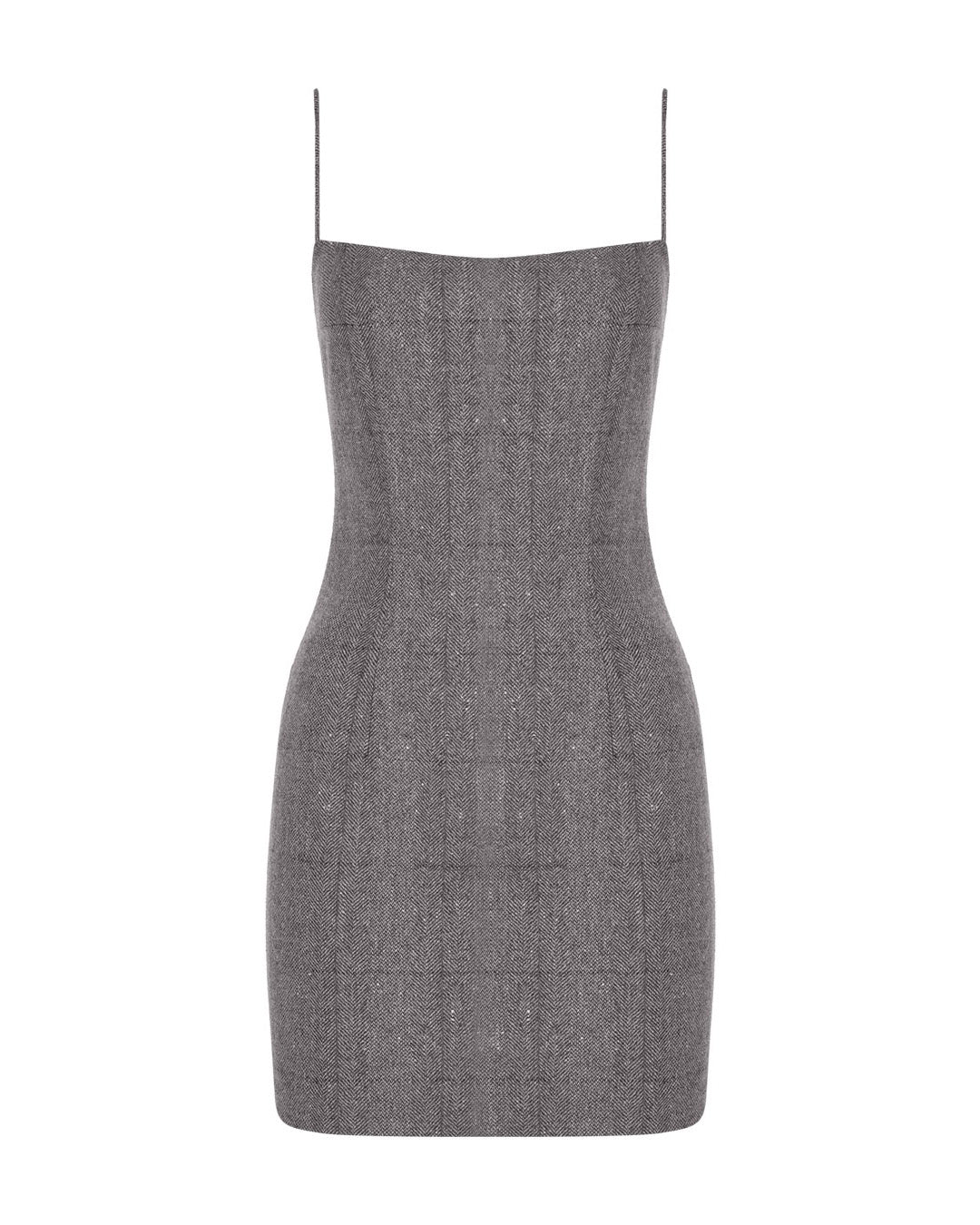 Spagetti Mini Wool Dress 0