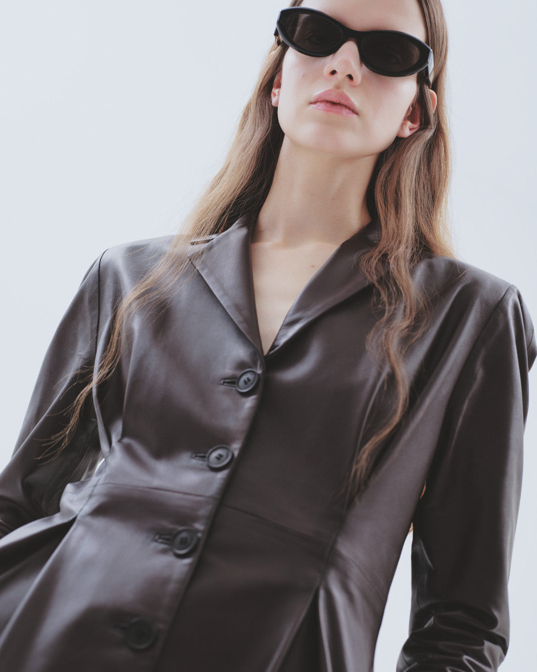 zeynep arcay leather dress Balerina Leather Mini Dress 2