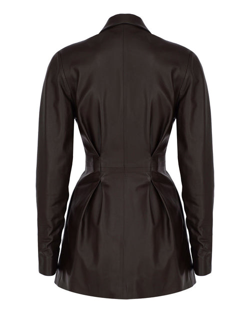 Ajda Leather Dress