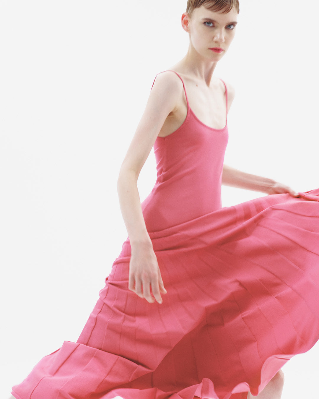 Flare Maxi Knit Dress