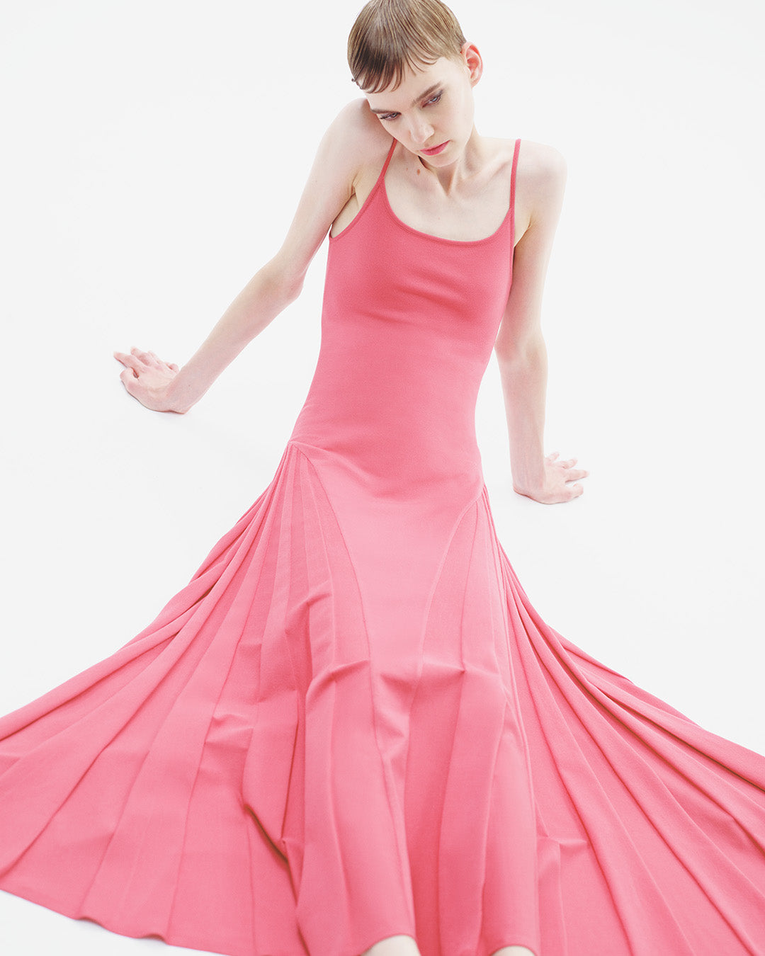 Flare Maxi Knit Dress