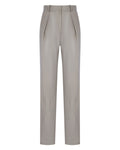 Pleated Leather Pants