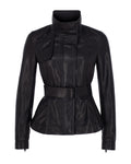 Peplum Leather Biker