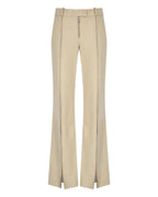 Zipped Cigaret Leather Pants