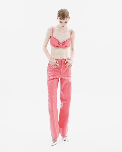 Loose Leather Pants