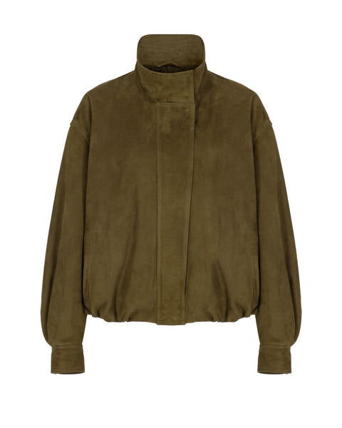 Oversized Suede Bomber – Zeynep Arcay