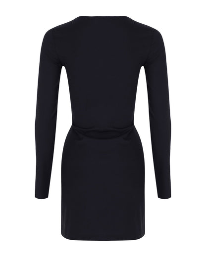 LongSleeve Wool Mini Dress