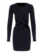 LongSleeve Wool Mini Dress