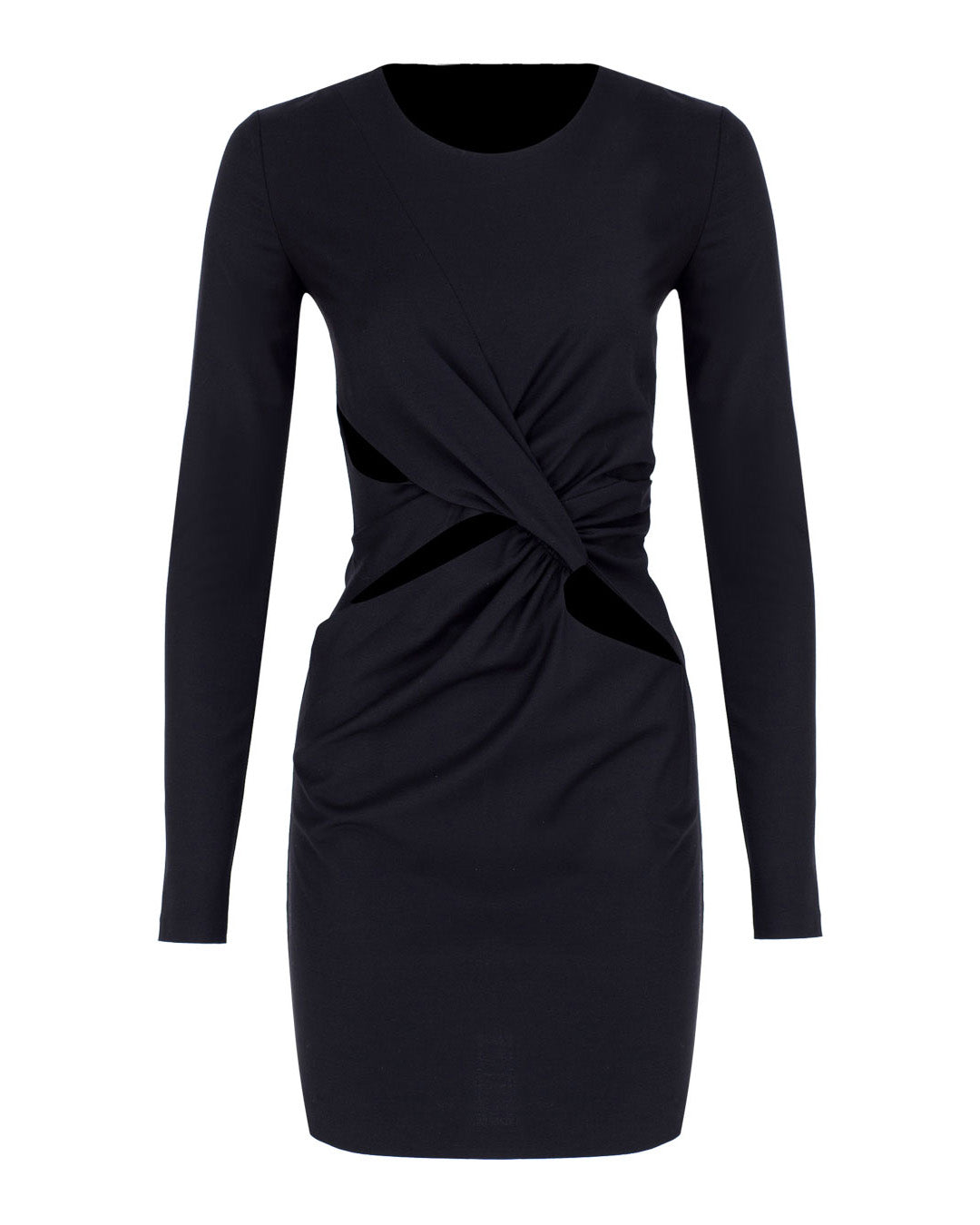 LongSleeve Wool Mini Dress