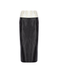 Zeynep Arçay Resort 2026 - Lace Midi Leather Skirt