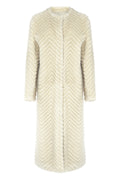 LaserCut Shearling Coat LOOK 01 - Camille Charrière x Zeynep Arçay Collection