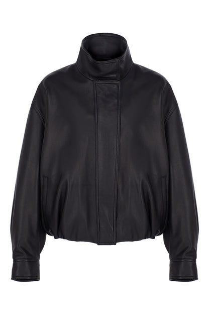 Leather Bomber Jacket LOOK 03 - Camille Charrière x Zeynep Arçay Collection