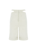 Leather Bermuda Shorts