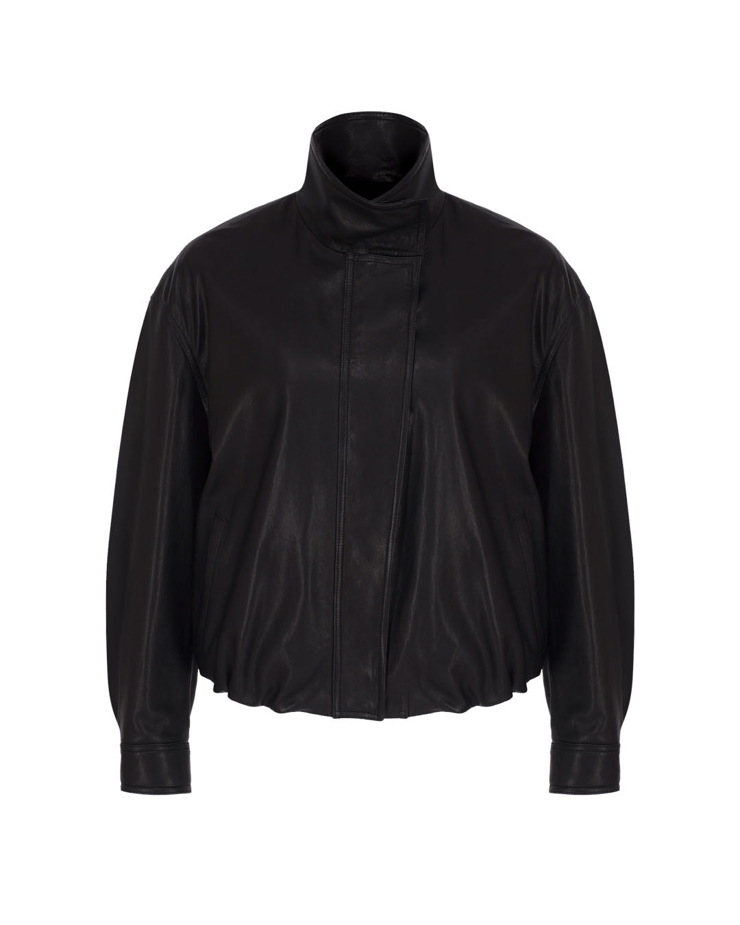 Leather Bomber Jacket