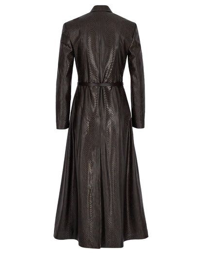 Zeynep Arçay Resort 2026 - Leather Coat Dress