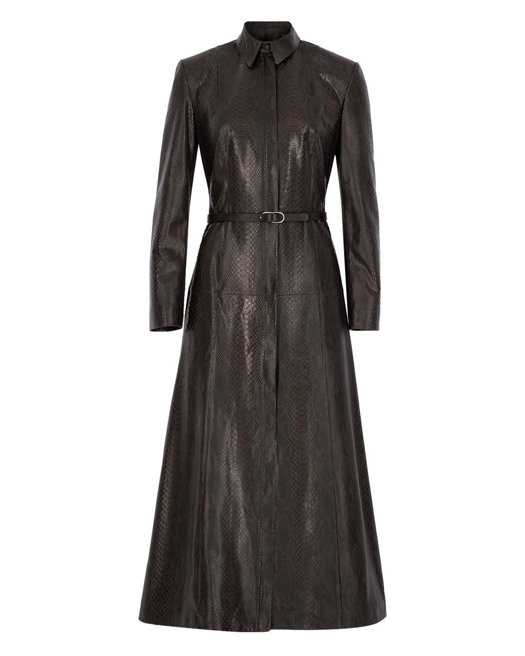 Leather Coat Dress 0
