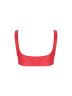 Leather Crop Tank Top
