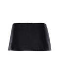 Leather Hip Belt - Black Snake Print