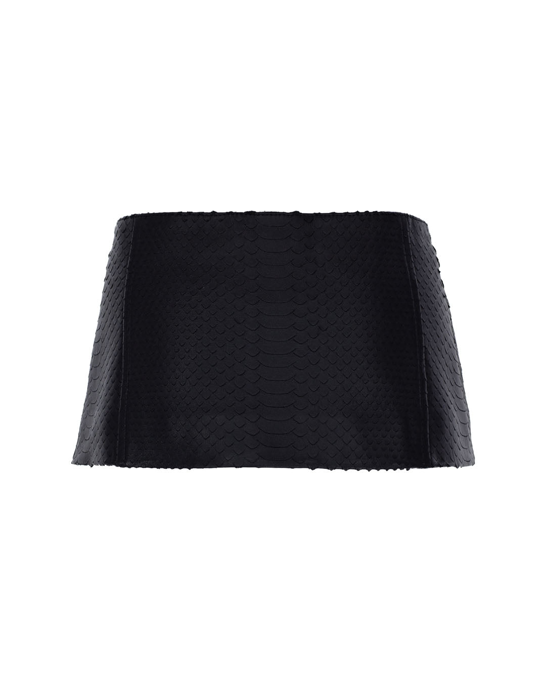 Leather Hip Belt - Black Snake Print
