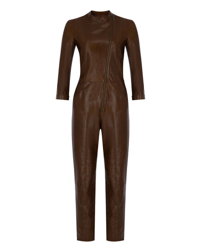 Leather Jumpsuit