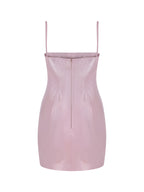 Leather Mini Bra Dress