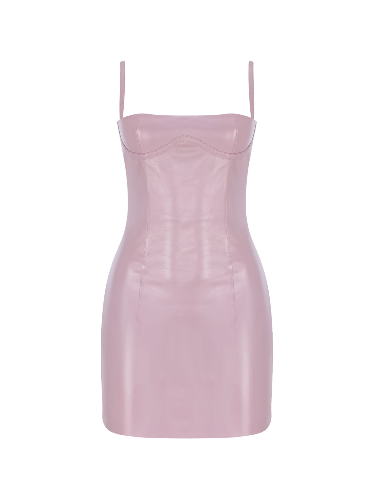 Leather Mini Bra Dress