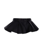 Leather Peplum Belt