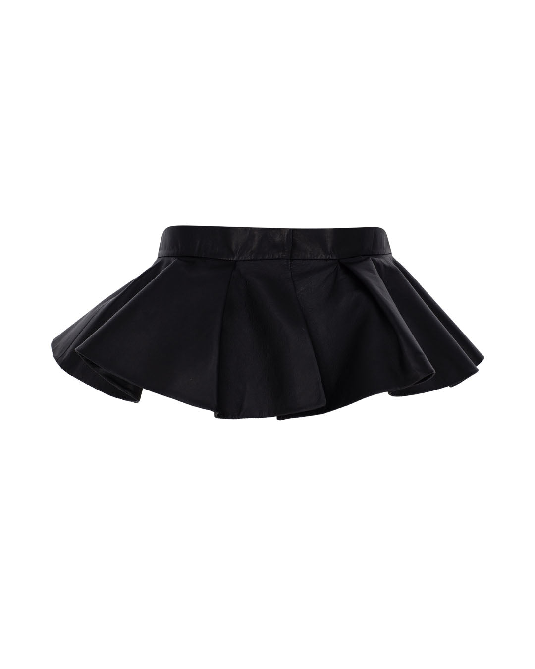 Leather Peplum Belt