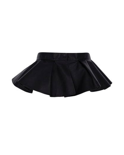 Leather Peplum Belt