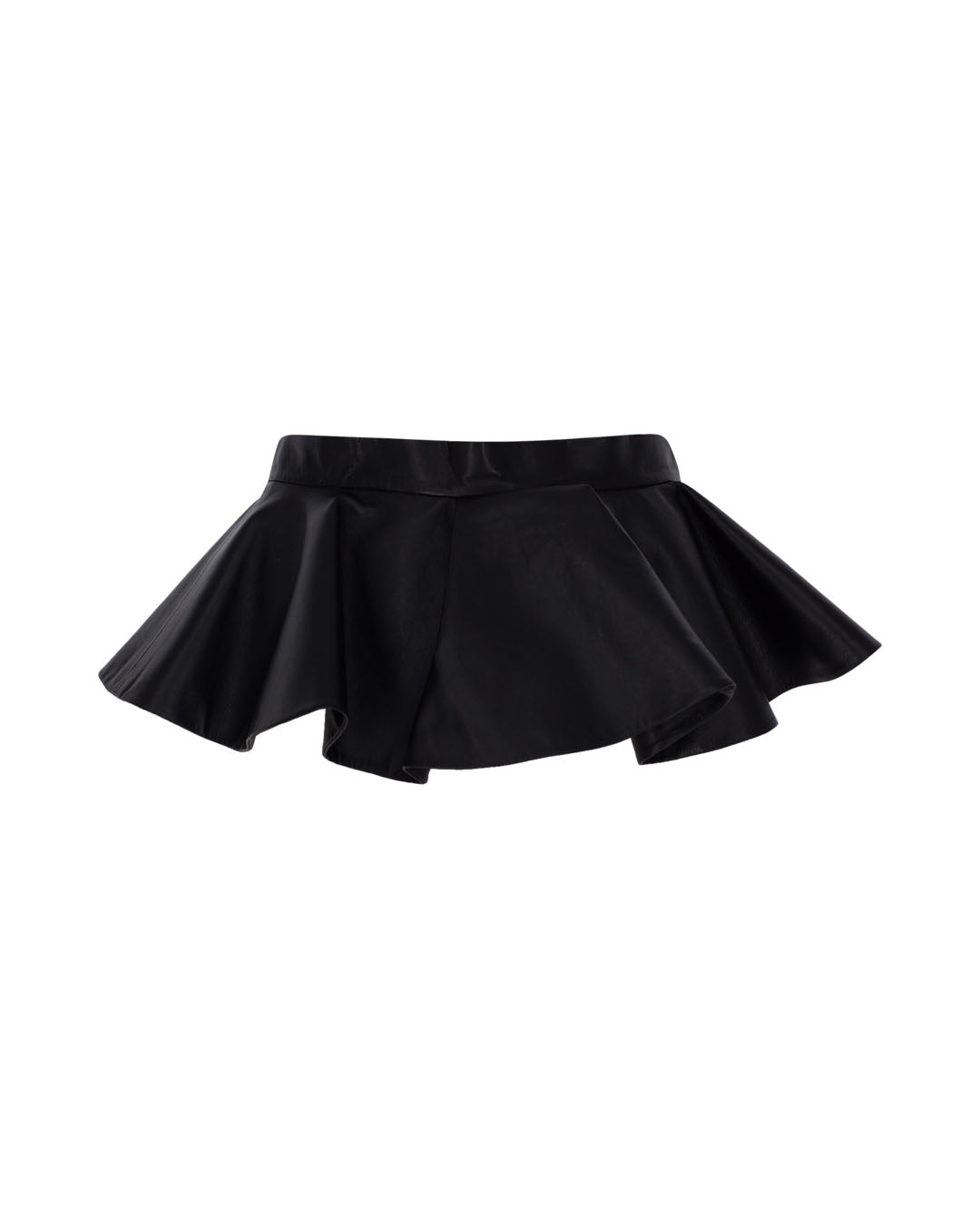 Leather Peplum Belt