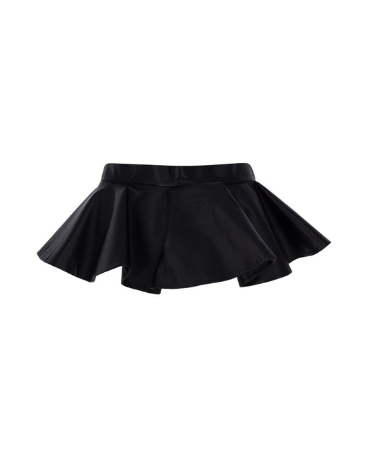 Leather Peplum Belt