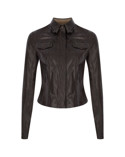 Zeynep Arçay Resort 2026 - Leather Shirt