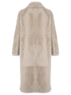 Long Shearling Bomber