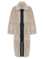 Long Shearling Bomber