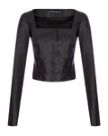 Longsleeve Leather Top