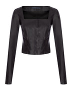 Longsleeve Leather Top