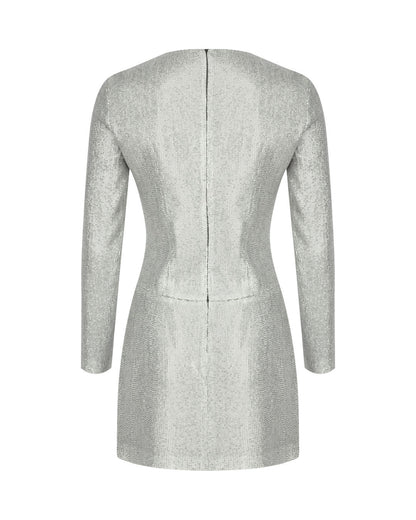 Longsleeve Mini Sequin Dress