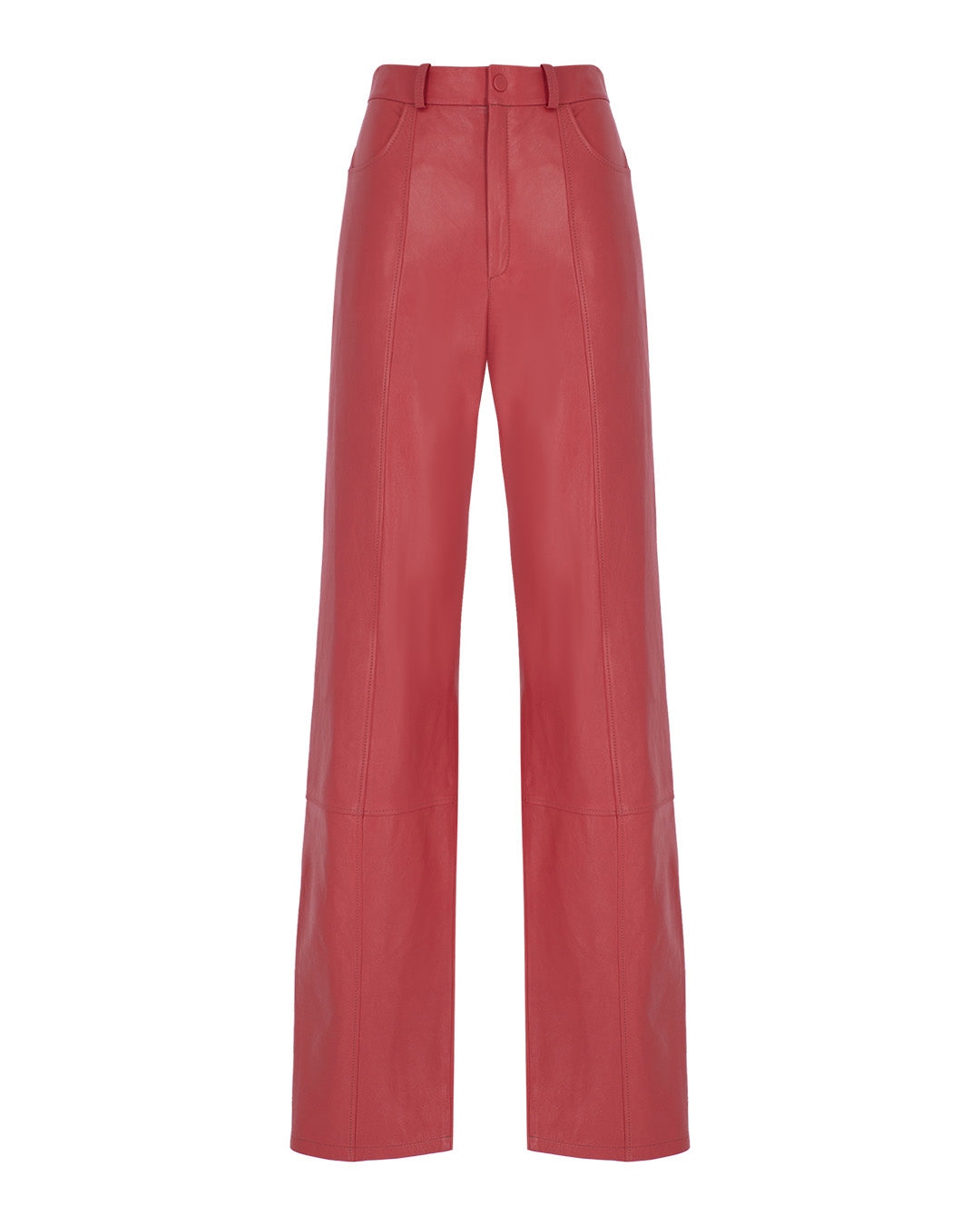 Loose Leather Pants