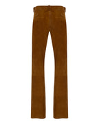 Low Waisted Suede Pants