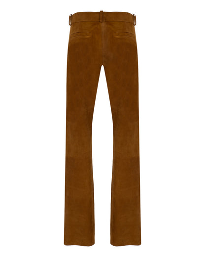 Low Waisted Suede Pants