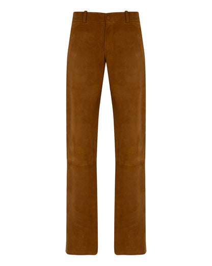 Low Waisted Suede Pants