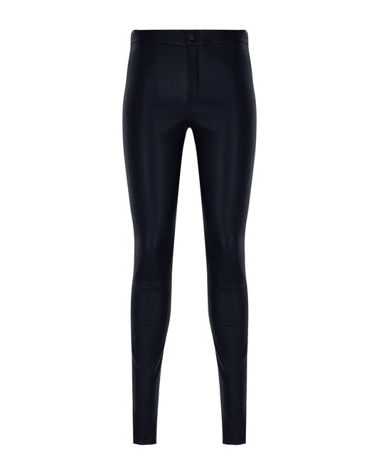 Low Waisted Skinny Leather Pants