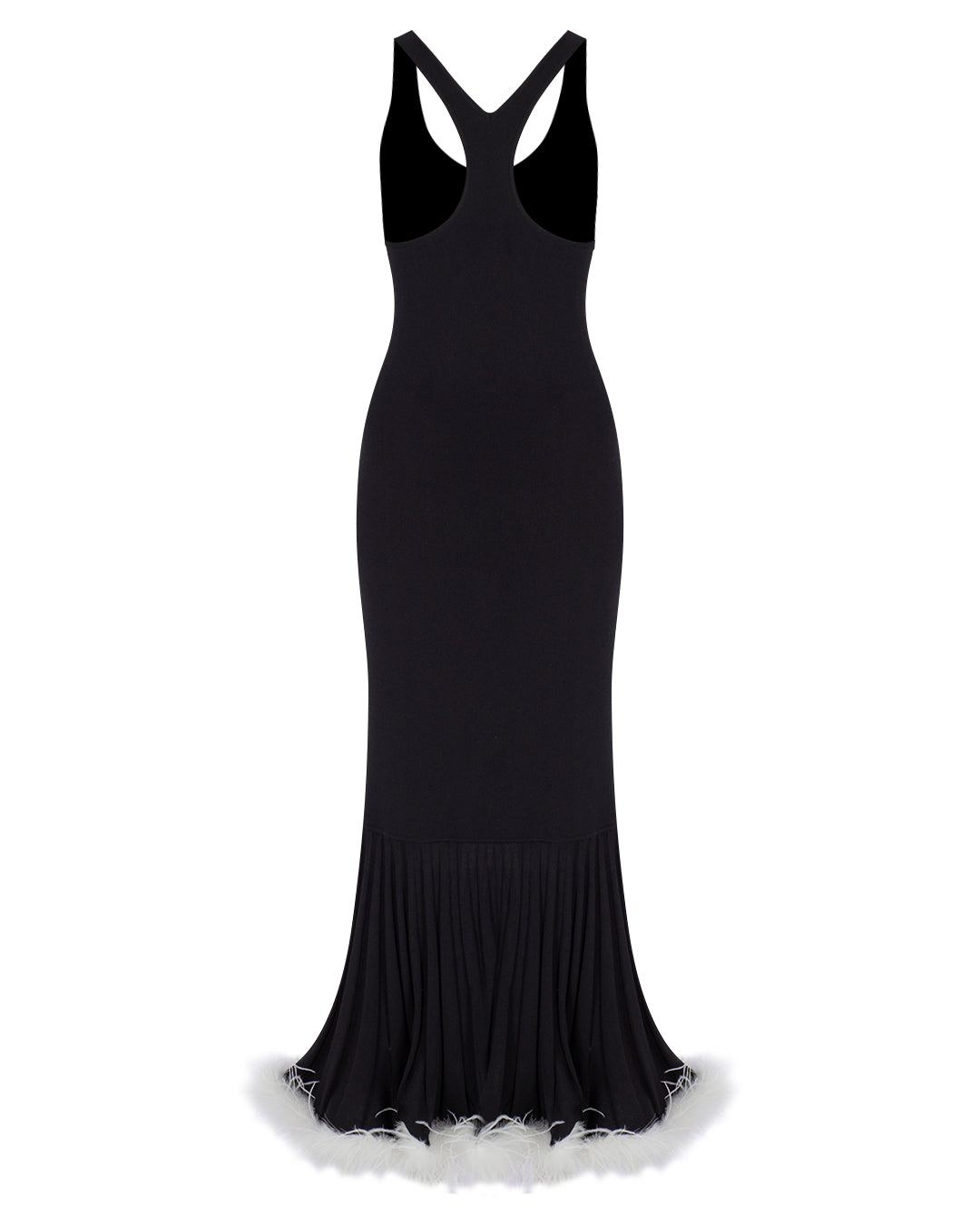 Maxi Knit Ostrich Dress 